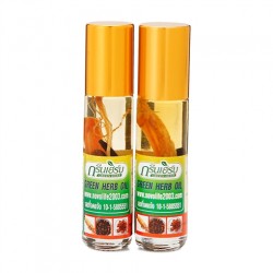 Dầu Lăn Sâm Thảo Dược Green Herb Oil 15ml - Thái Lan